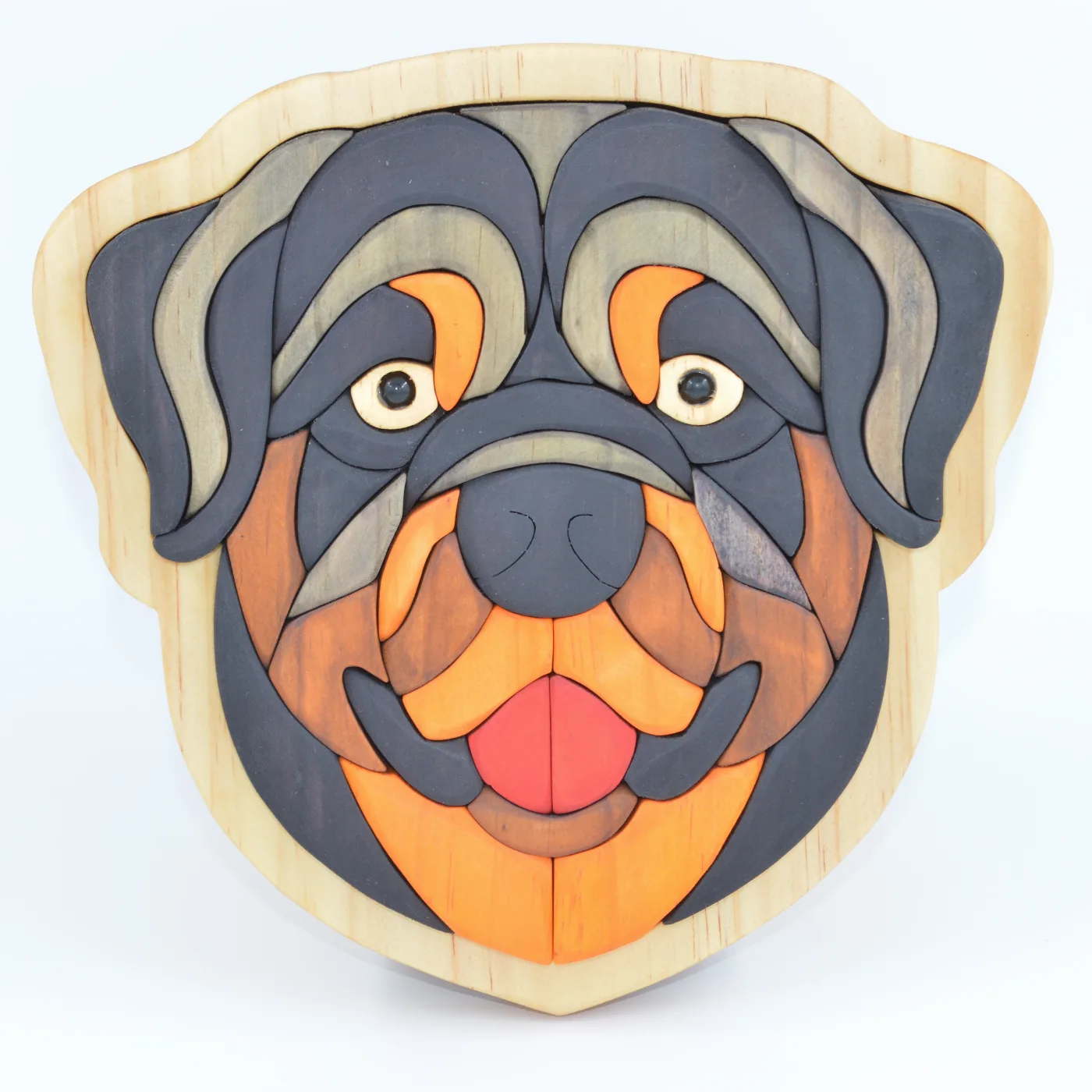 Rompecabezas retrato Rottweiler 46 piezas