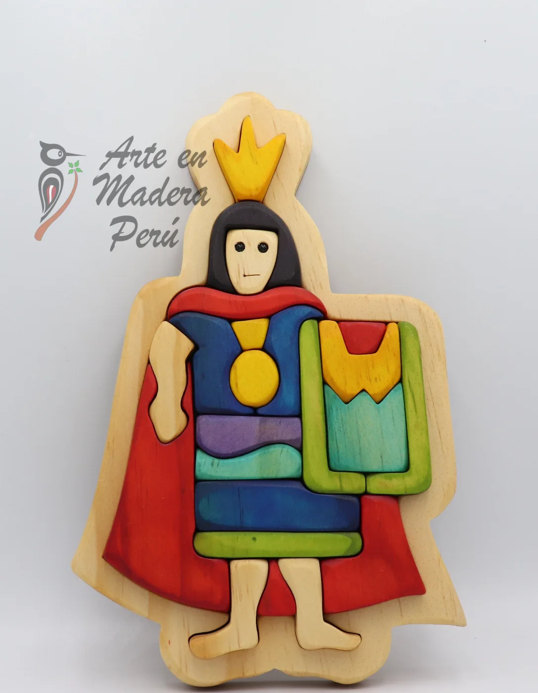 Rompecabezas Guerrero Inca 22 piezas
