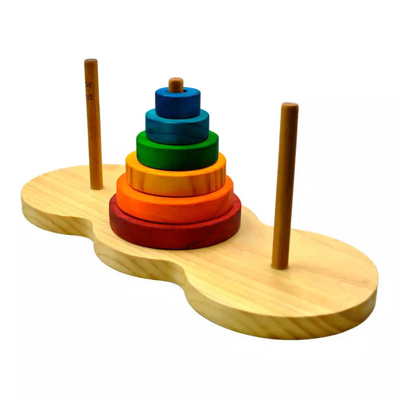 Torre de hanoí 6 niveles