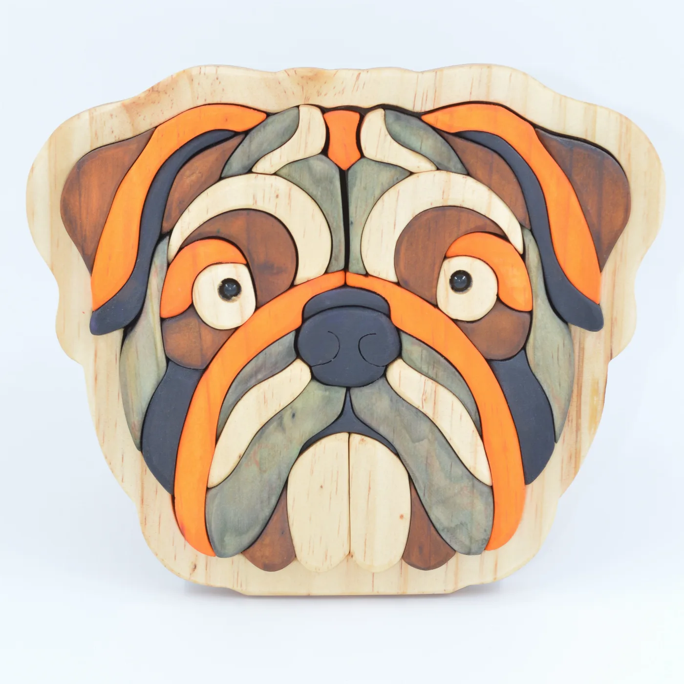 Rompecabezas retrato Bulldog 44 Piezas