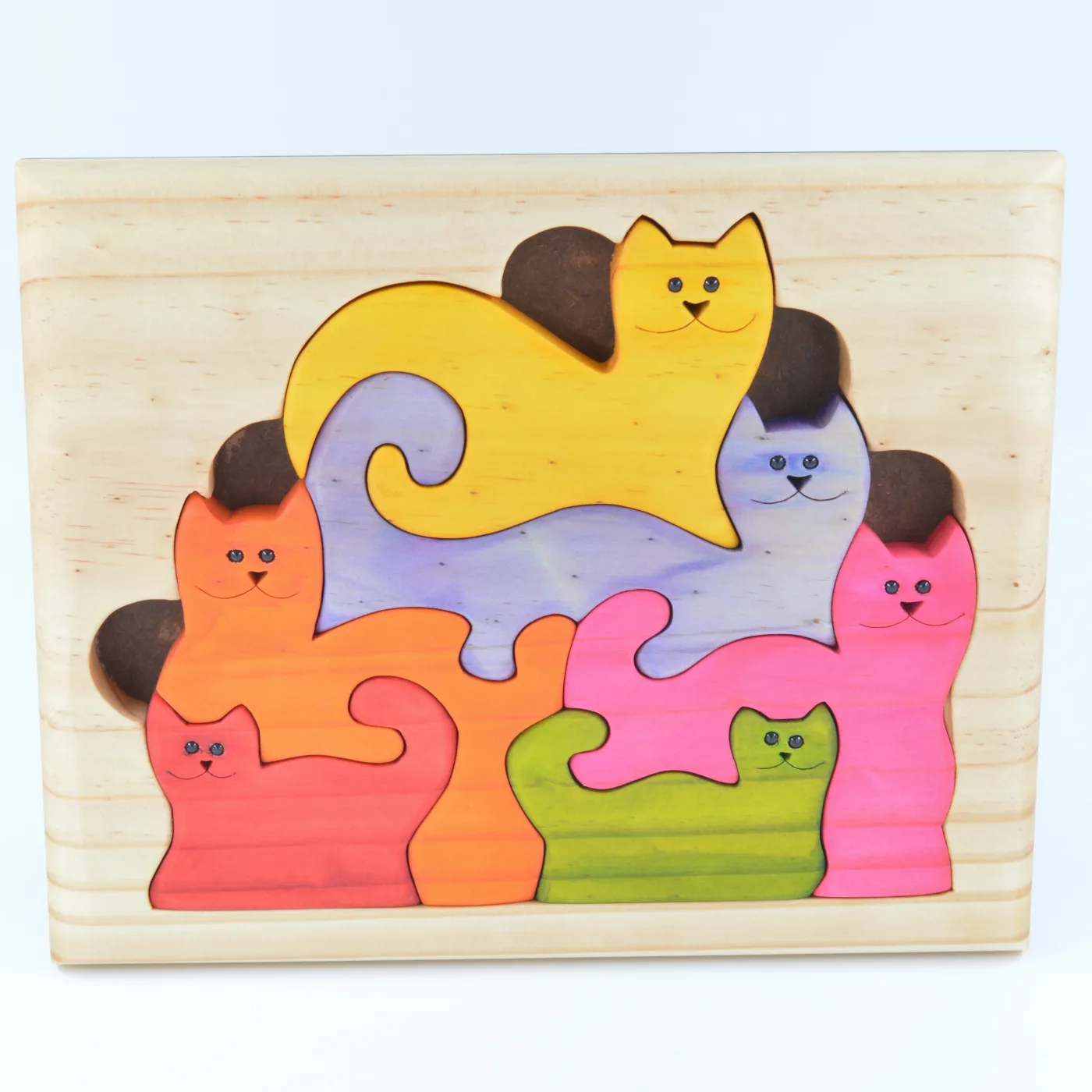 Rompecabezas familia Gatitos 6 piezas